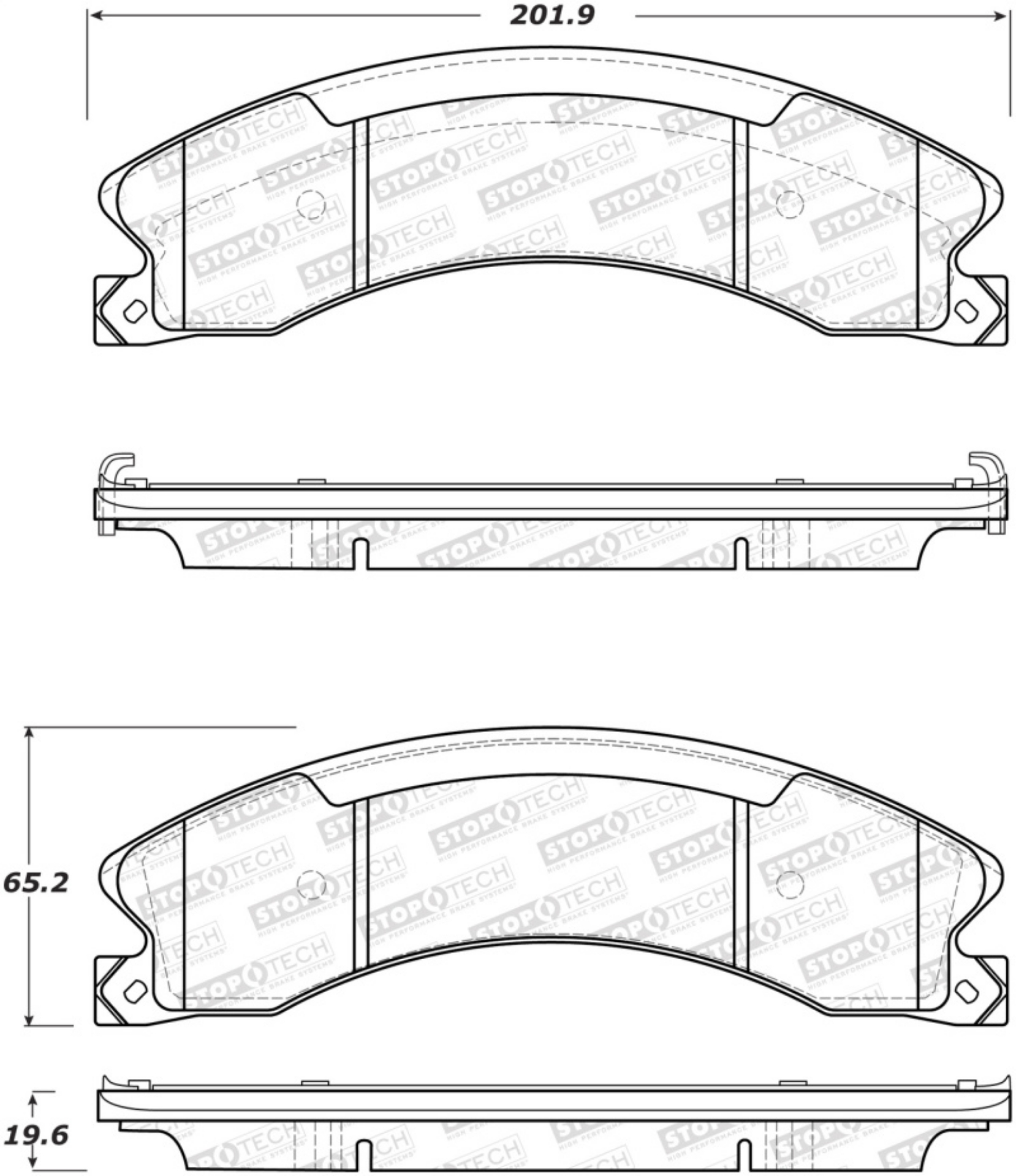 Picture of StopTech Street Brake Pads - Front