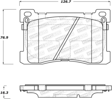 Picture of StopTech Street Brake Pads - Front