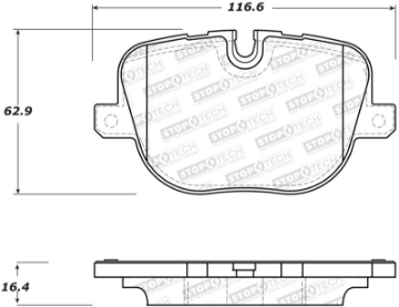 Picture of StopTech Street Brake Pads - Front