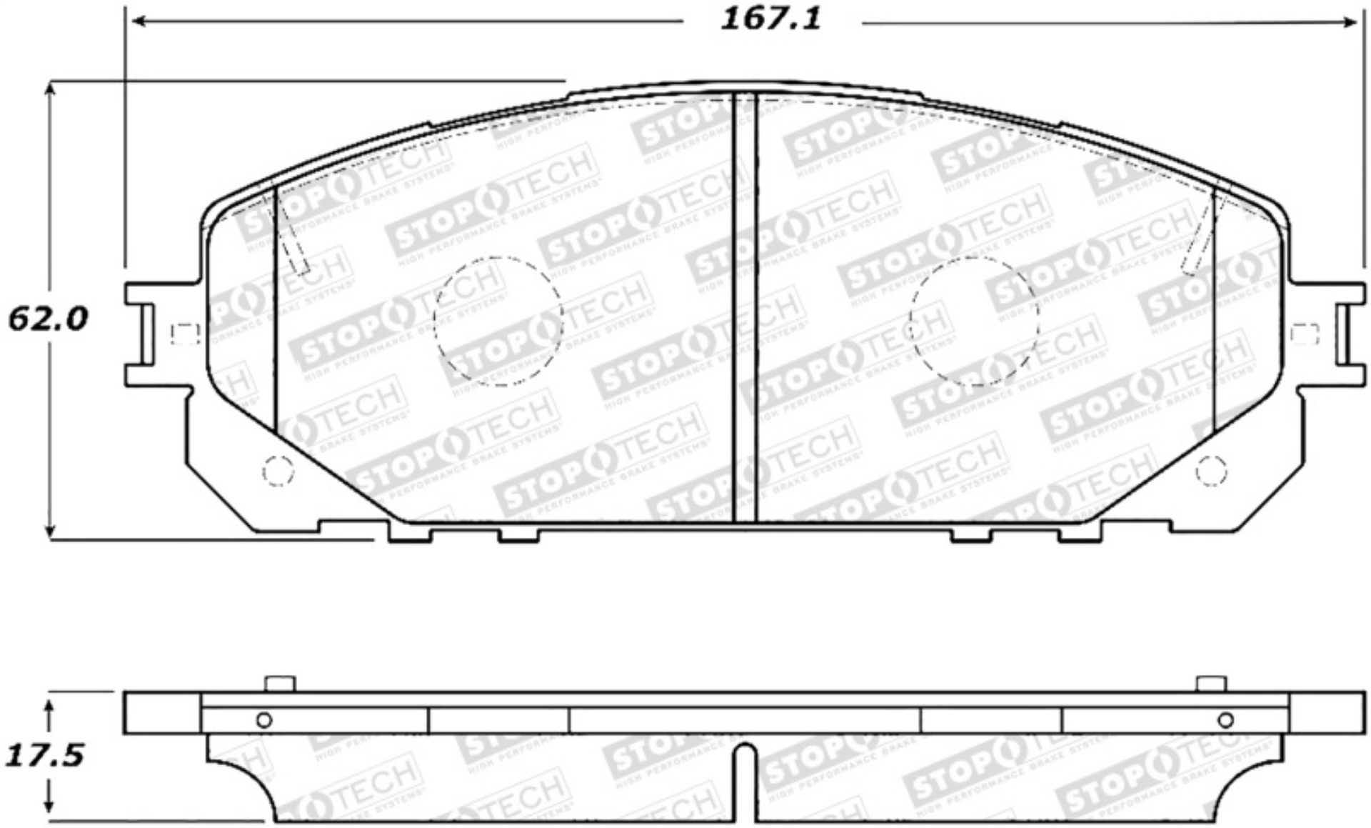 Picture of StopTech Street Brake Pads - Front