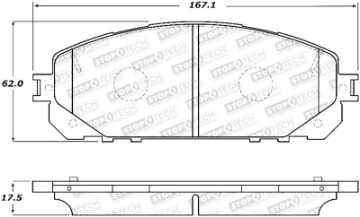 Picture of StopTech Street Brake Pads - Front