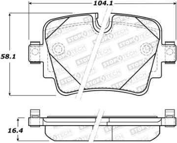 Picture of StopTech Street Brake Pads - Front