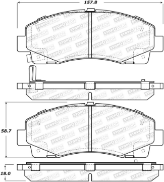 Picture of StopTech Street Brake Pads - Front