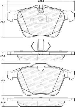 Picture of StopTech Street Brake Pads - Front