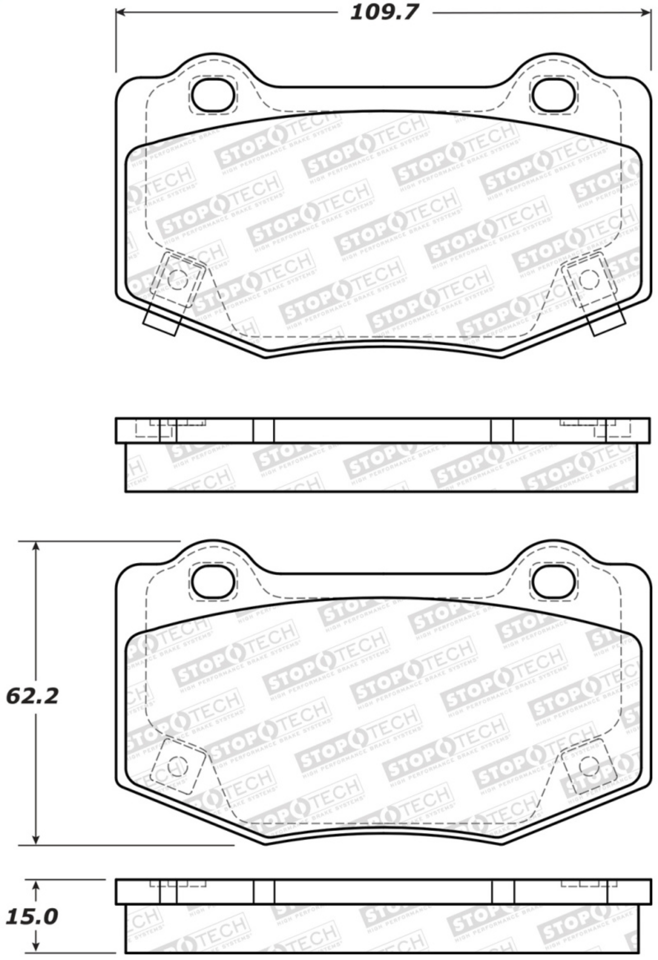 Picture of StopTech Street Brake Pads - Front