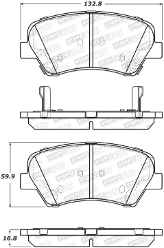 Picture of StopTech Street Brake Pads - Front