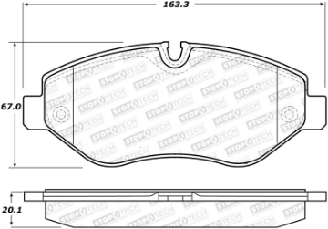 Picture of StopTech Street Brake Pads - Front