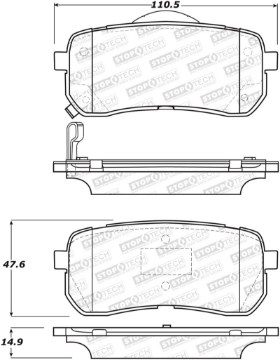Picture of StopTech Street Brake Pads - Front