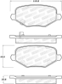 Picture of StopTech Street Brake Pads - Front