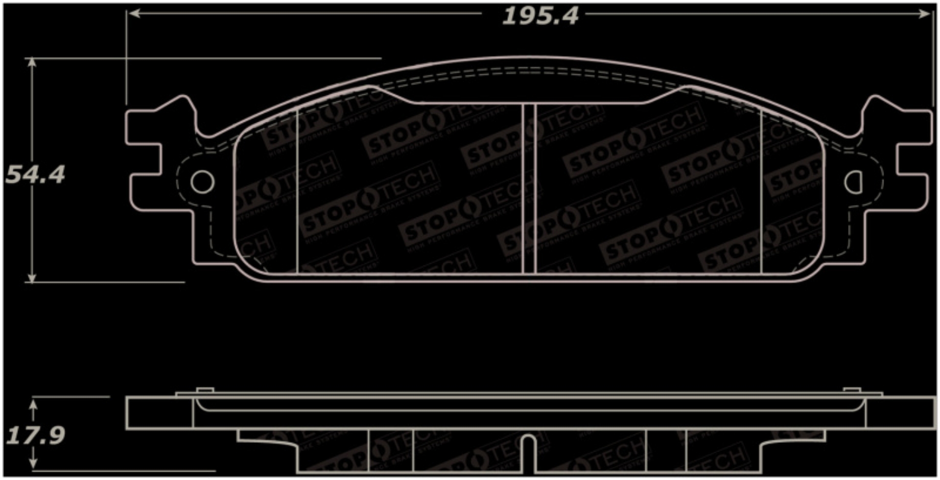 Picture of StopTech Street Brake Pads - Front