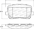 Picture of StopTech Street Brake Pads - Front