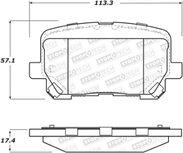 Picture of StopTech Street Brake Pads - Front