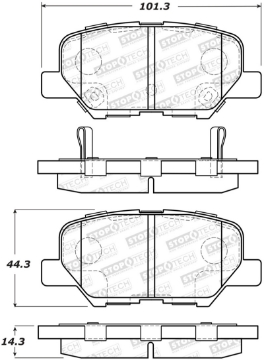 Picture of StopTech Street Brake Pads - Front