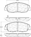 Picture of StopTech Street Brake Pads - Front