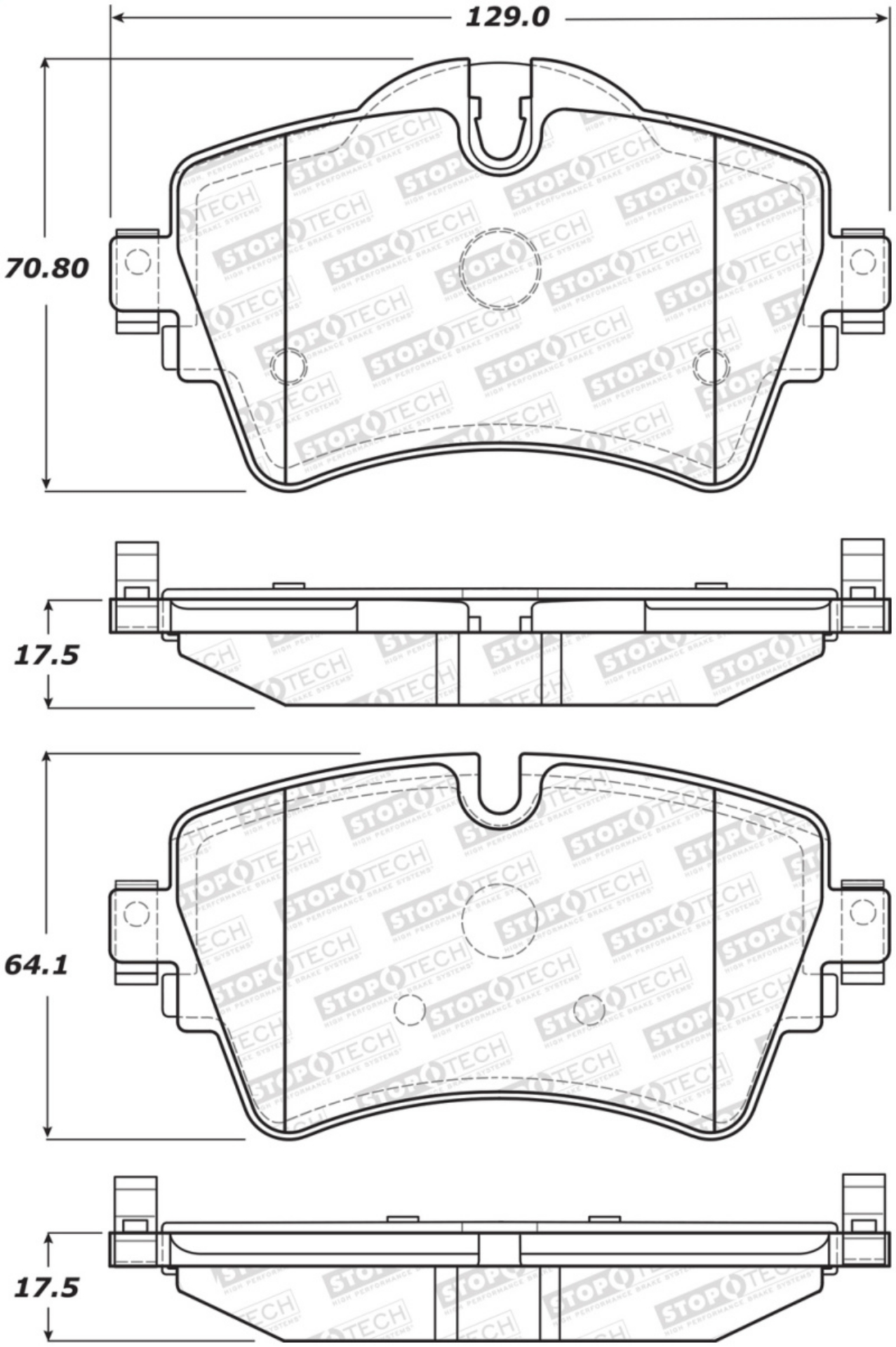 Picture of StopTech Street Brake Pads - Front
