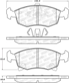 Picture of StopTech Street Brake Pads - Front