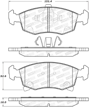 Picture of StopTech Street Brake Pads - Front