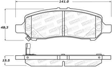Picture of StopTech Street Brake Pads - Front