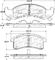 Picture of StopTech Street Brake Pads - Front