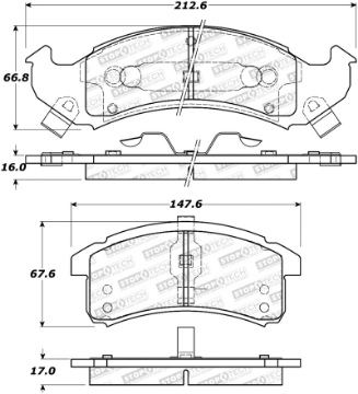 Picture of StopTech Street Brake Pads - Front