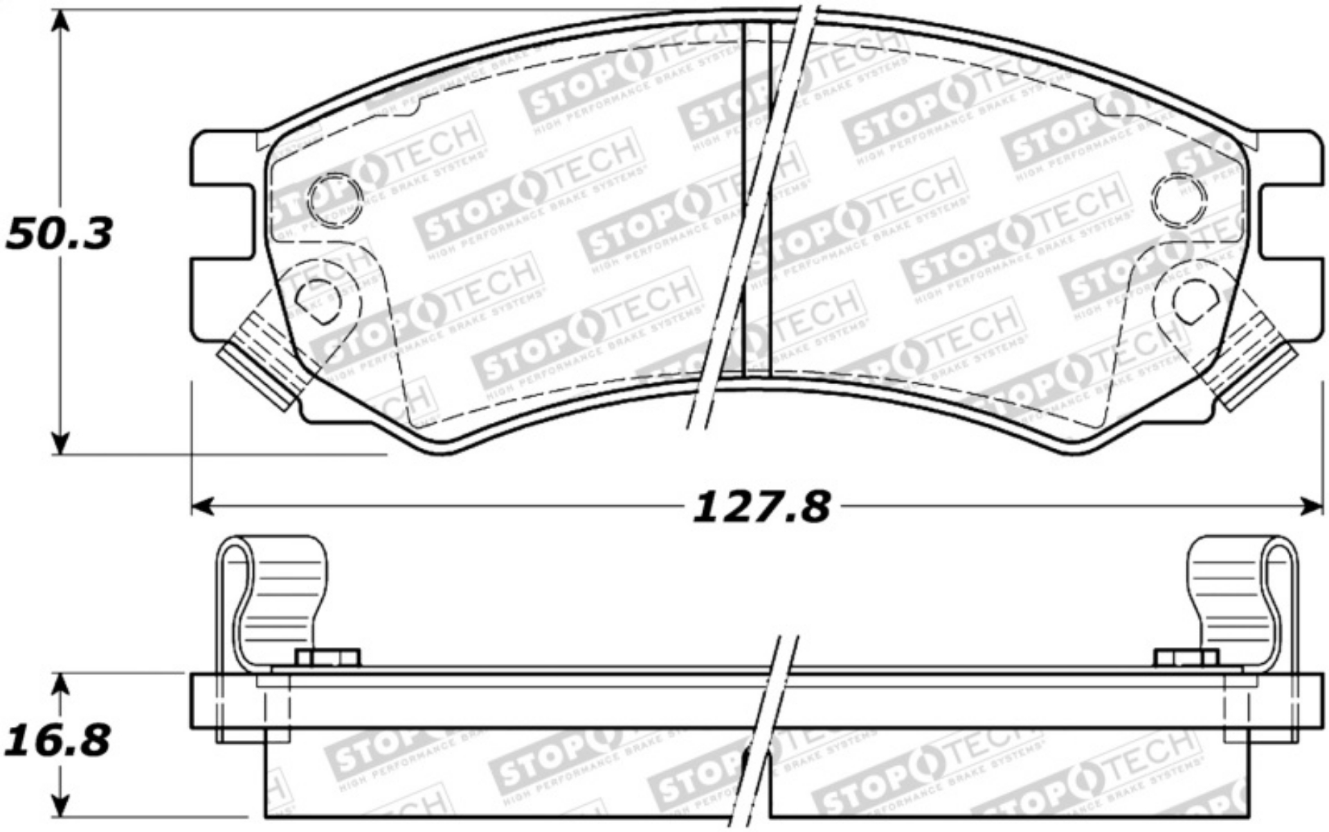 Picture of StopTech Street Brake Pads - Front