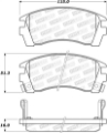 Picture of StopTech Street Brake Pads - Front