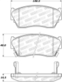 Picture of StopTech Street Brake Pads - Front