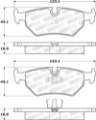Picture of StopTech Street Brake Pads - Front