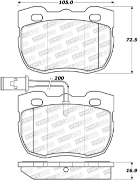 Picture of StopTech Street Brake Pads - Front
