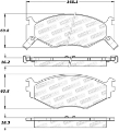 Picture of StopTech Street Brake Pads - Front