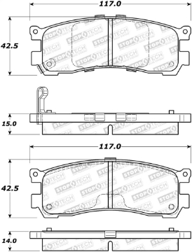 Picture of StopTech Street Brake Pads - Front