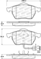 Picture of StopTech Street Brake Pads - Front