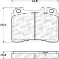 Picture of StopTech Street Brake Pads - Front