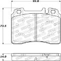 Picture of StopTech Street Brake Pads - Front