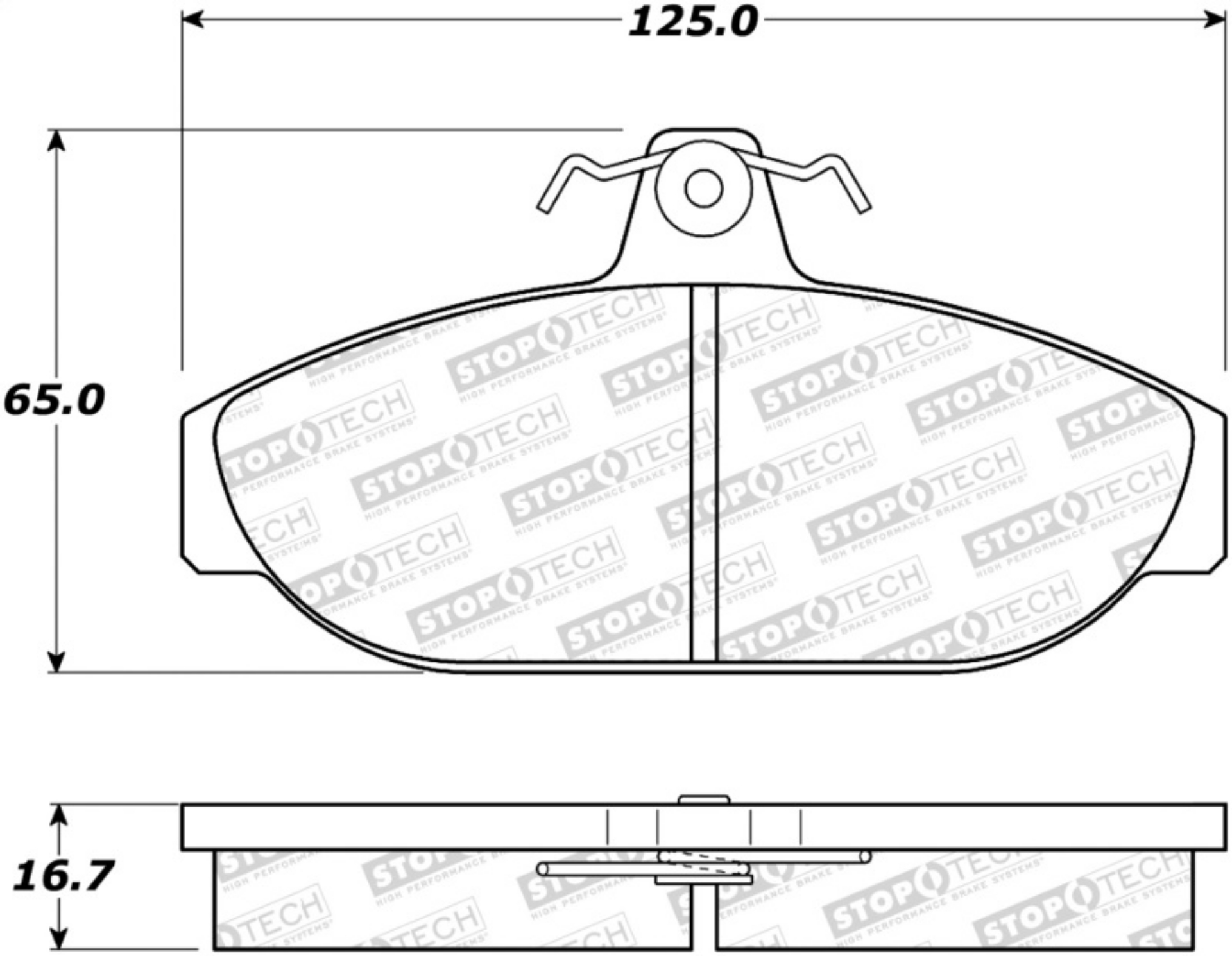 Picture of StopTech Street Brake Pads - Front