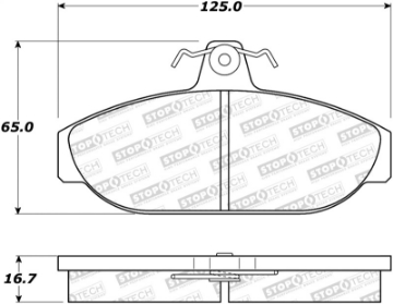 Picture of StopTech Street Brake Pads - Front