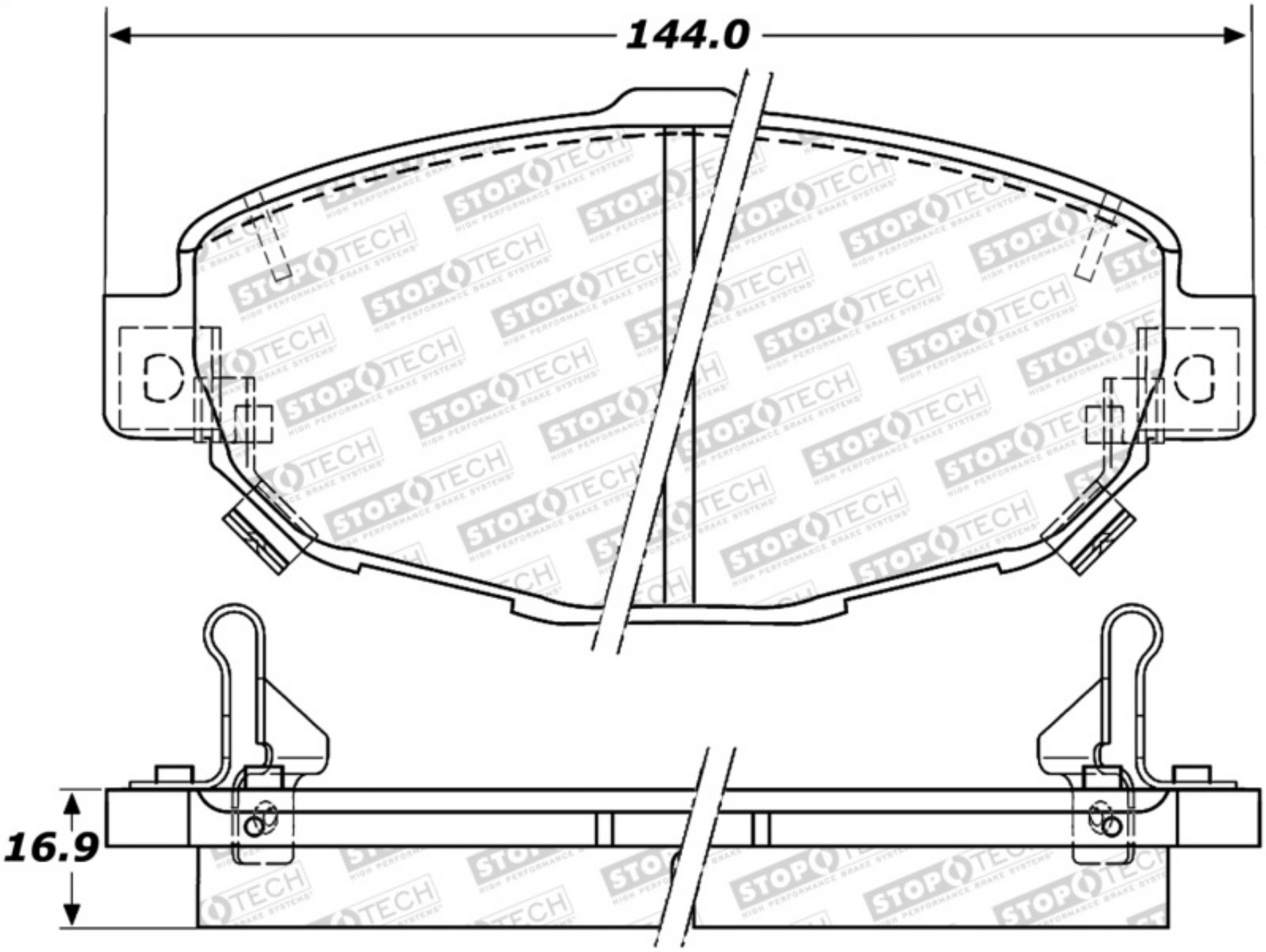 Picture of StopTech Street Brake Pads - Front