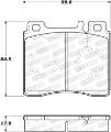 Picture of StopTech Street Brake Pads - Front