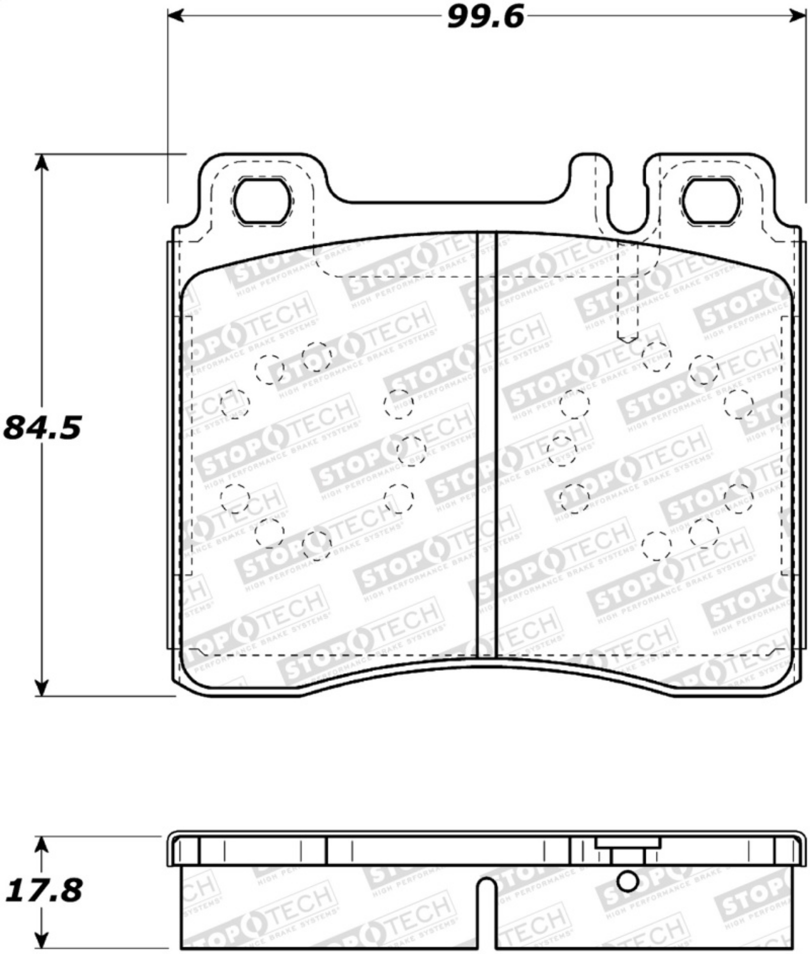 Picture of StopTech Street Brake Pads - Front