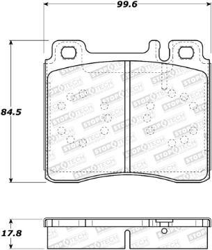 Picture of StopTech Street Brake Pads - Front