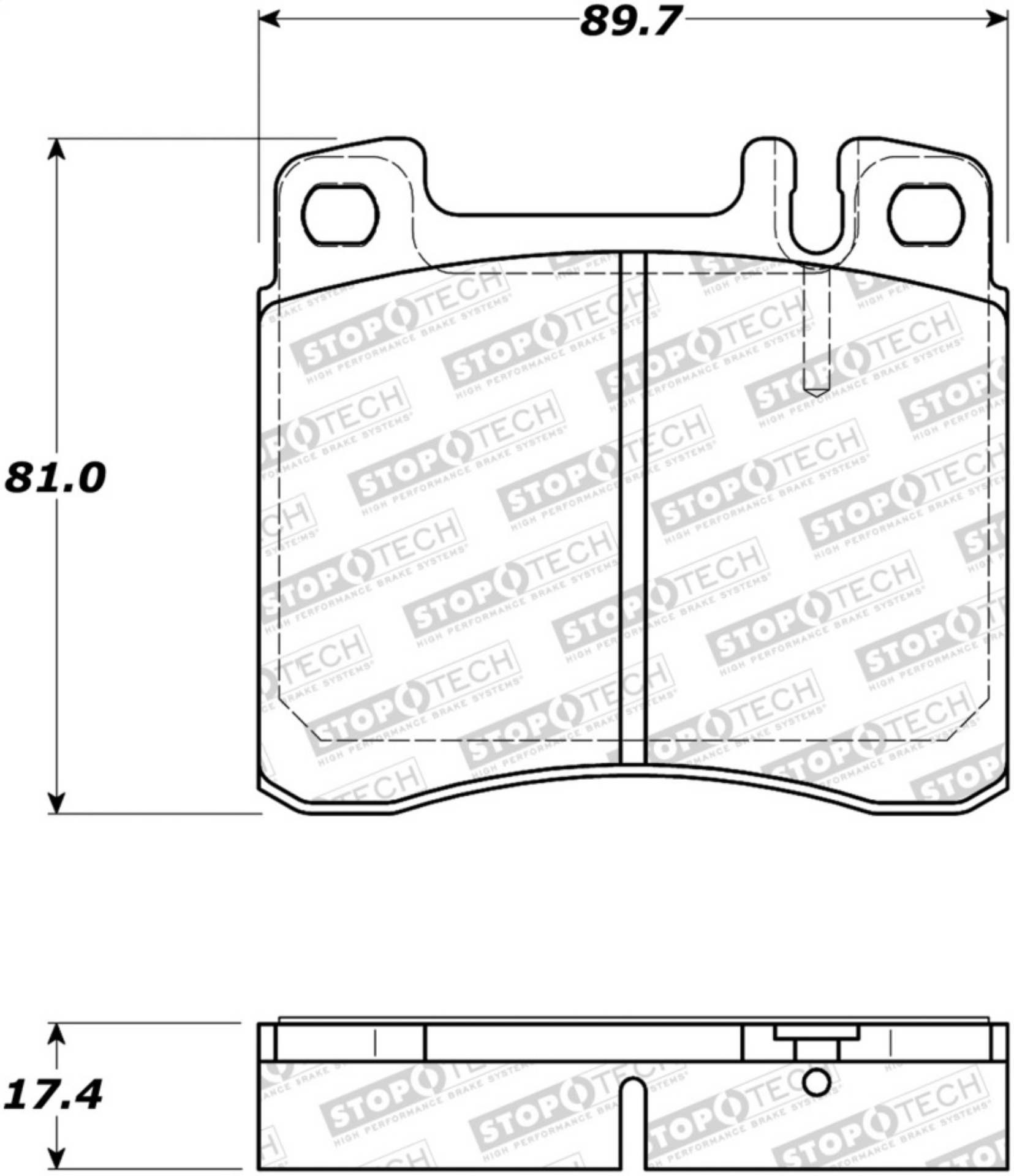 Picture of StopTech Street Brake Pads - Front