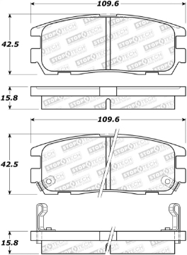 Picture of StopTech Street Brake Pads - Front