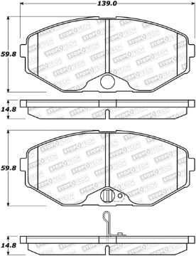 Picture of StopTech Street Brake Pads - Front
