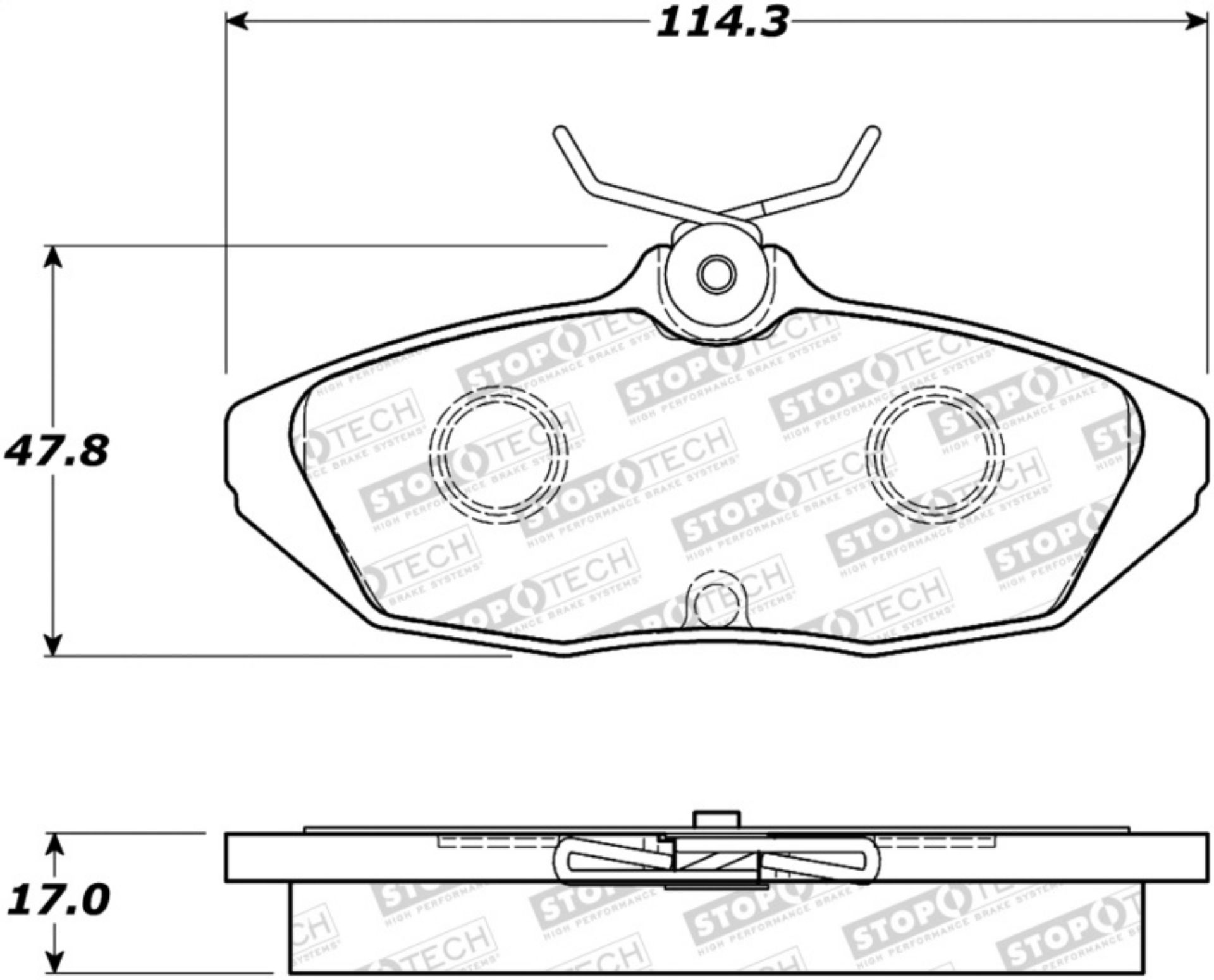 Picture of StopTech Street Brake Pads - Front