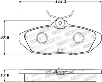 Picture of StopTech Street Brake Pads - Front