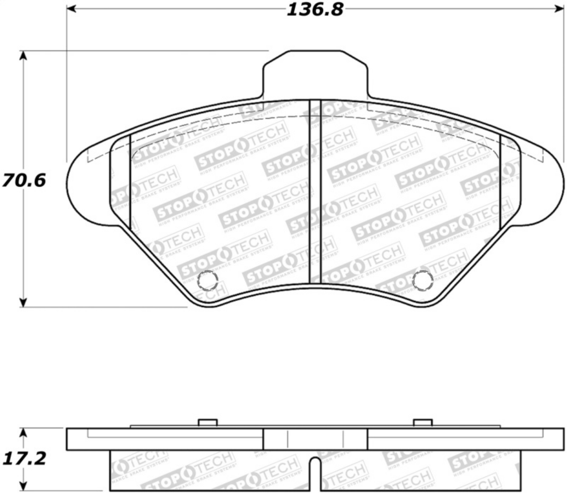 Picture of StopTech Street Brake Pads - Front
