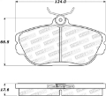 Picture of StopTech Street Brake Pads - Front