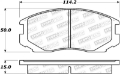 Picture of StopTech Street Brake Pads - Front