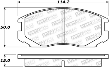 Picture of StopTech Street Brake Pads - Front