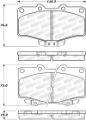 Picture of StopTech Street Brake Pads - Front
